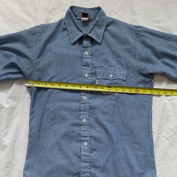 70's Levi's blue striped shirt - Picture 3 of 8